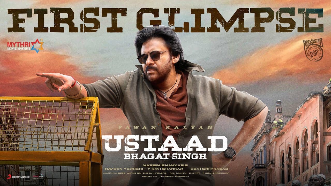 Ustaad Bhagat Singh Trailer: Pawan Kalyan Dominates the Screen in High-Energy Action Entertainer